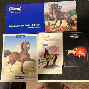 Breyer Catalogs-‘93, ‘96, ‘99, ‘2004